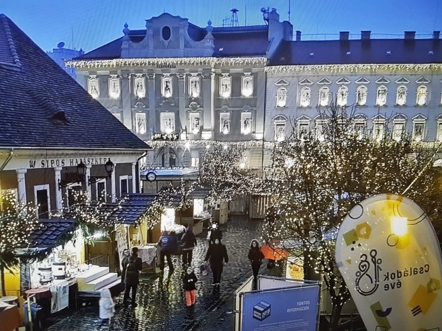 karácsonyi forgatag